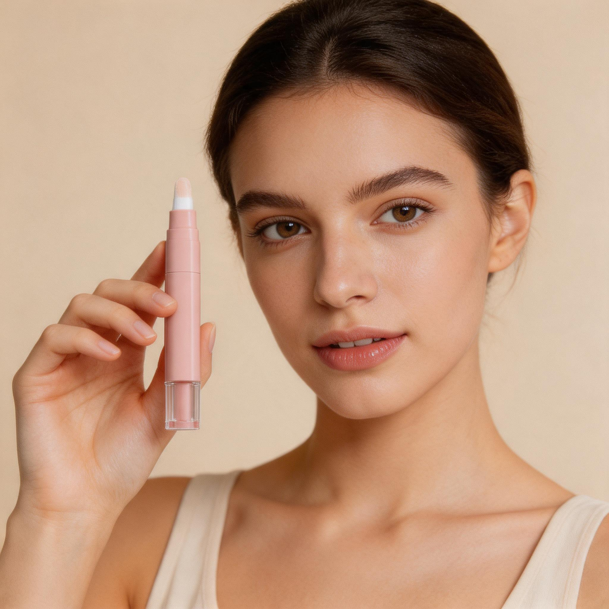 Point-Coating Liquid Concealer Pen with Soft Cushion Applicator
