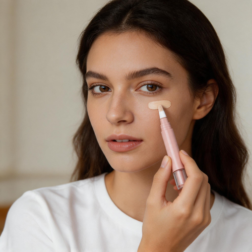 Point-Coating Liquid Concealer Pen with Soft Cushion Applicator