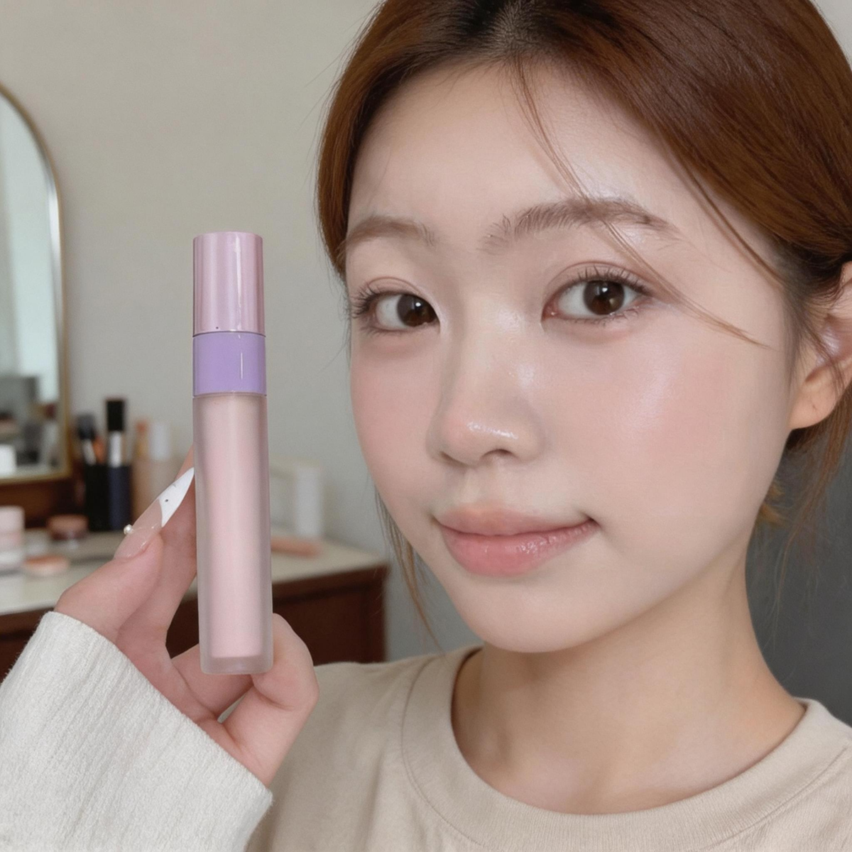 Dual-Ended Soft Focus Flawless Liquid Concealer with Blending Brush