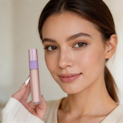 Dual-Ended Soft Focus Flawless Liquid Concealer with Blending Brush