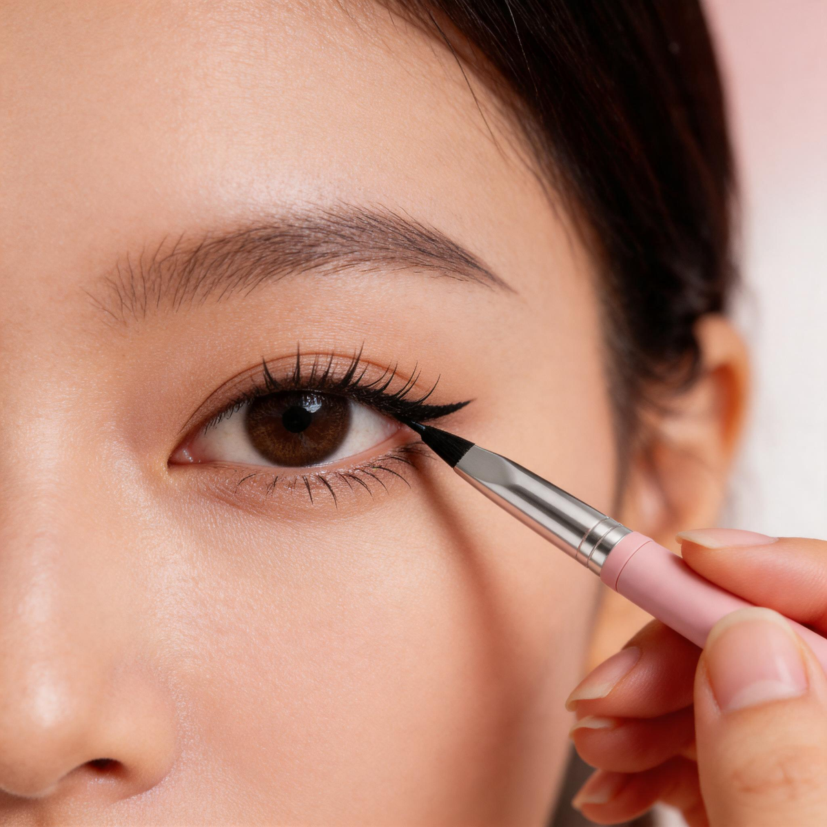 2-in-1 Dual-Ended Eyeliner Gel Pencil with Angled Smudge Brush