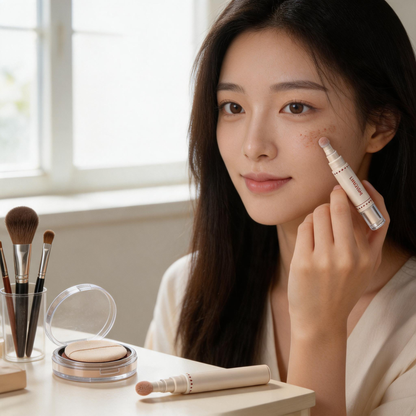 Soft Glow Precision Concealer Pen with Cushion Puff