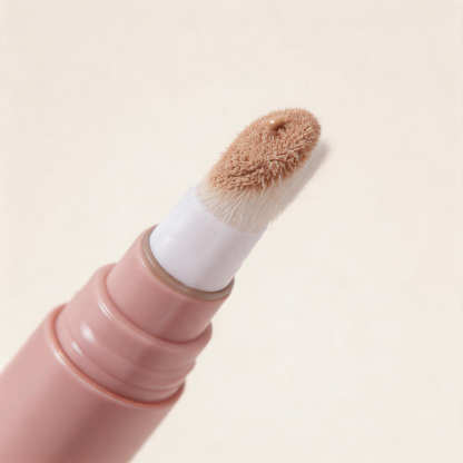 Precision Point-Coating Liquid Concealer Pen with Angled Soft Cushion Brush