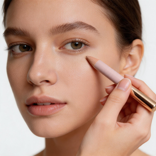 Dual-Ended Precision Wooden Concealer Pencil