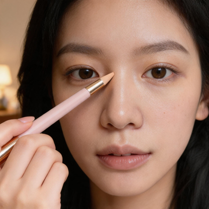 Dual-Ended Precision Wooden Concealer Pencil