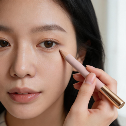 Dual-Ended Precision Wooden Concealer Pencil