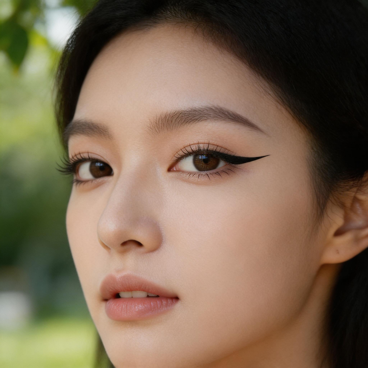 2-in-1 Dual-Ended Eyeliner Gel Pencil with Angled Smudge Brush