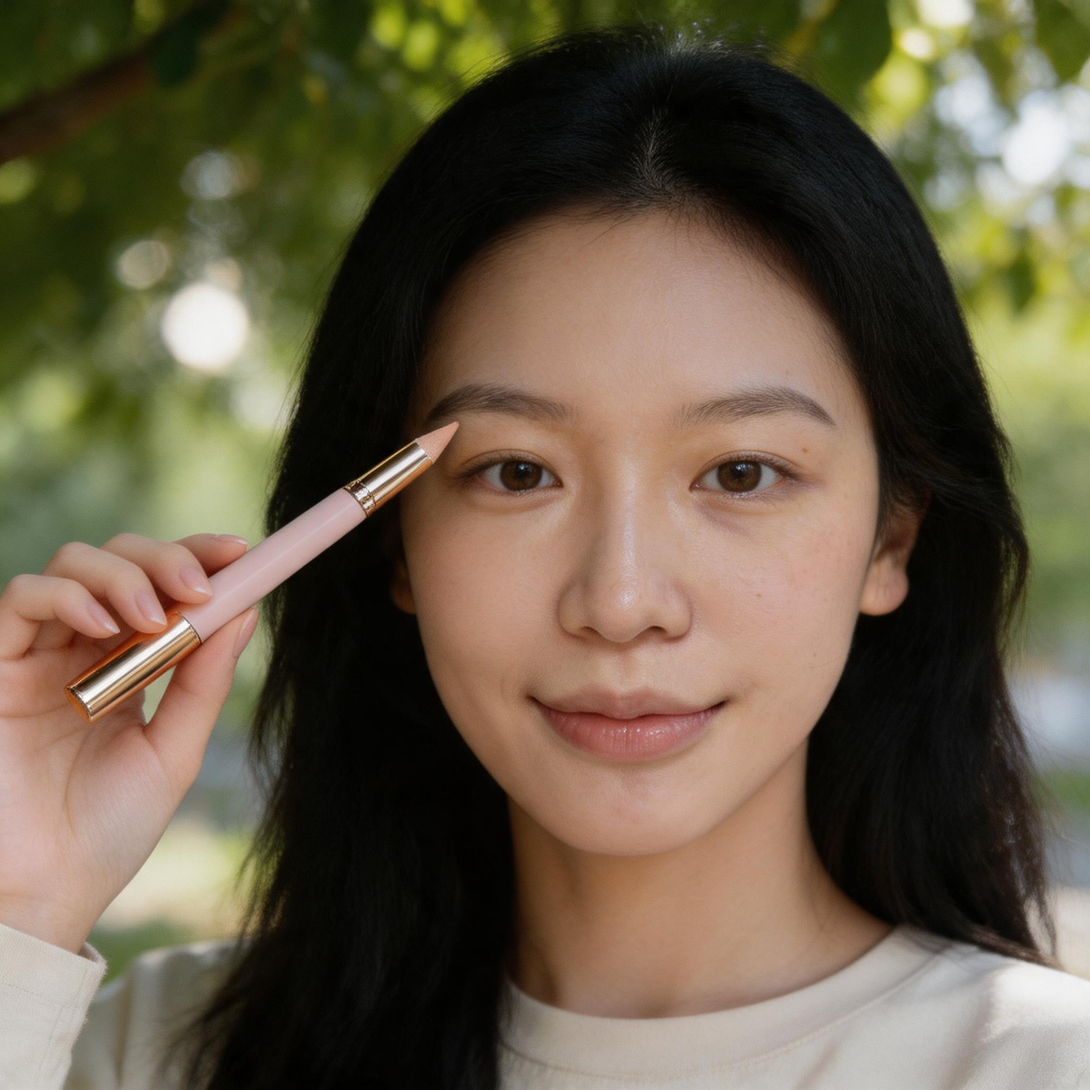 Dual-Ended Precision Wooden Concealer Pencil