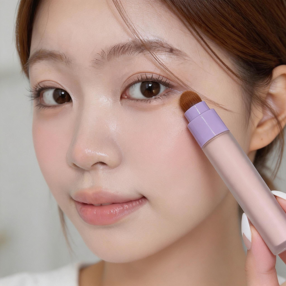 Dual-Ended Soft Focus Flawless Liquid Concealer with Blending Brush