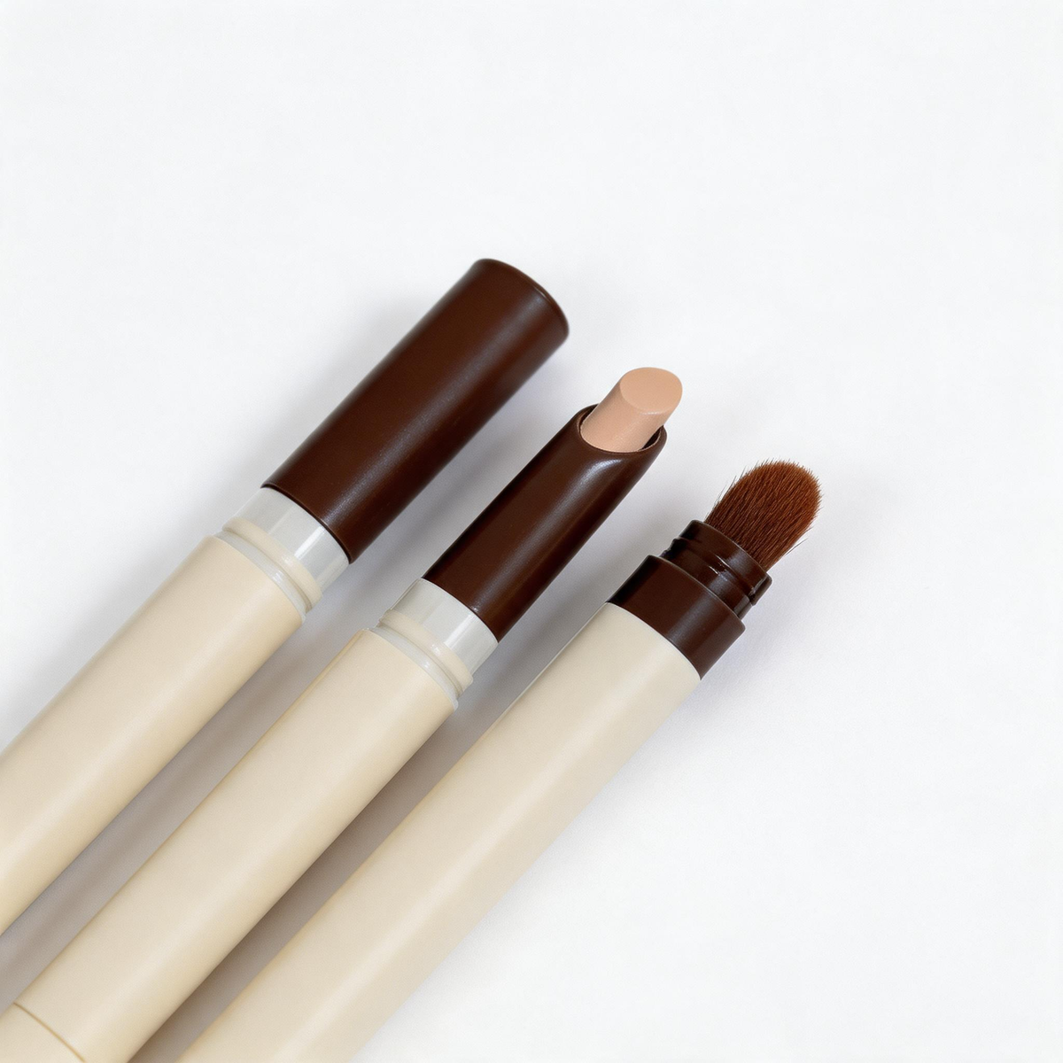 Dual-Ended Color Correcting Concealer Stick with Concealer Brush